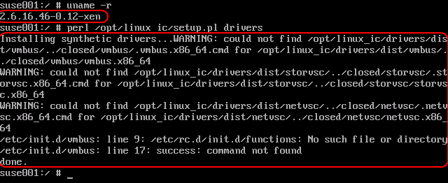 Hyper-V Linux IC Errors